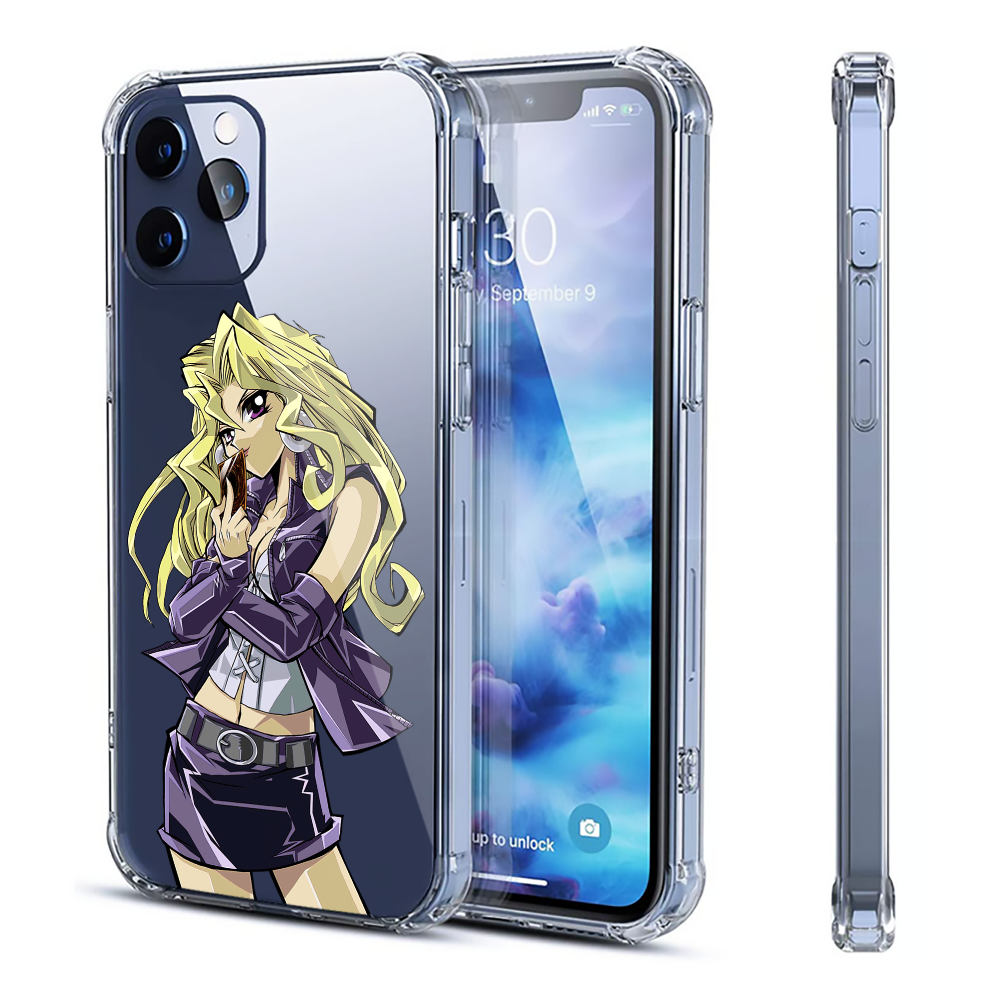 （画像用） 遊☆戯☆王 Yu-Gi-Oh! 【iPhone 12シリーズ対応】透明スマホケース（クリアソフトケース）